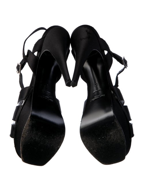 Saint Laurent Leather T-Strap Sandals