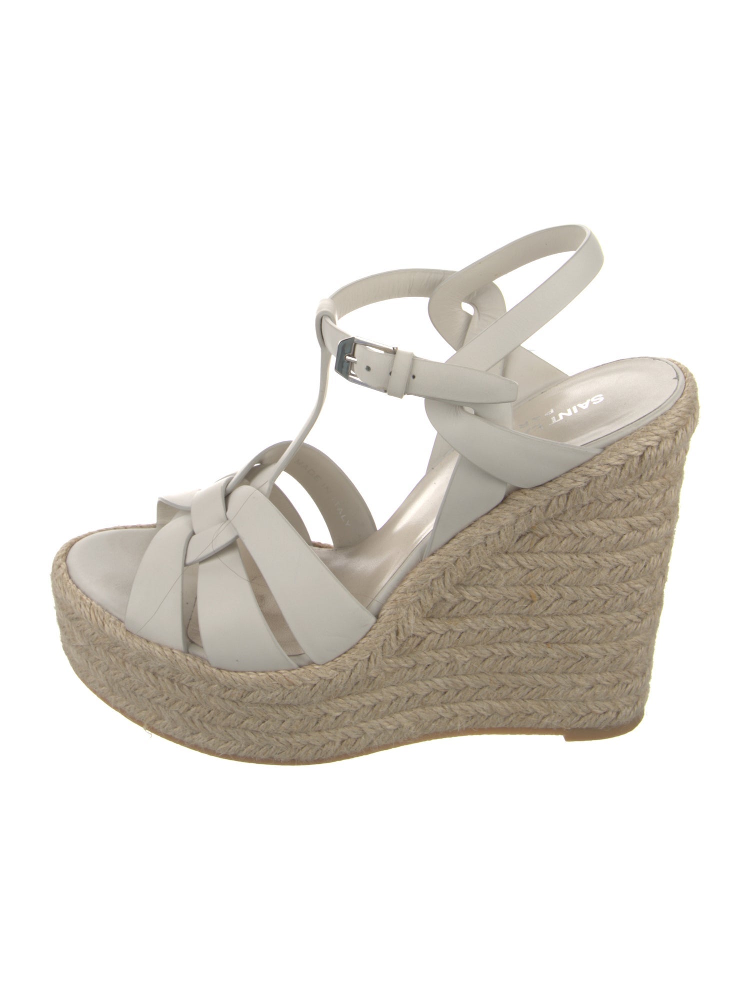 Saint Laurent Leather Espadrilles