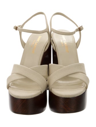 Saint Laurent Canvas Sandals