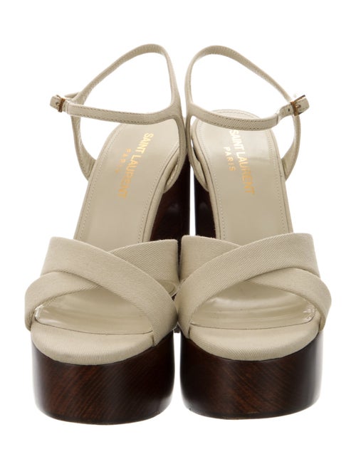 Saint Laurent Canvas Sandals