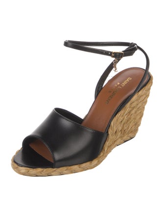 Saint Laurent Leather Espadrilles