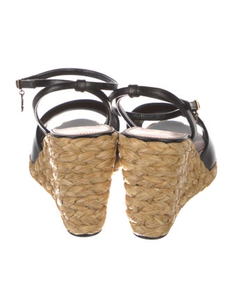 Saint Laurent Leather Espadrilles