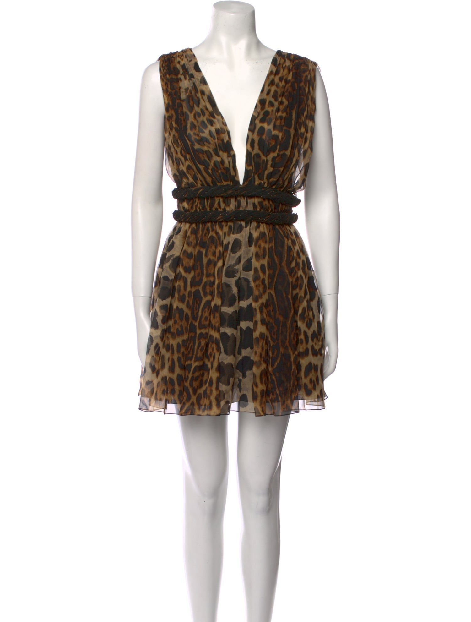 Saint Laurent Silk Mini Dress