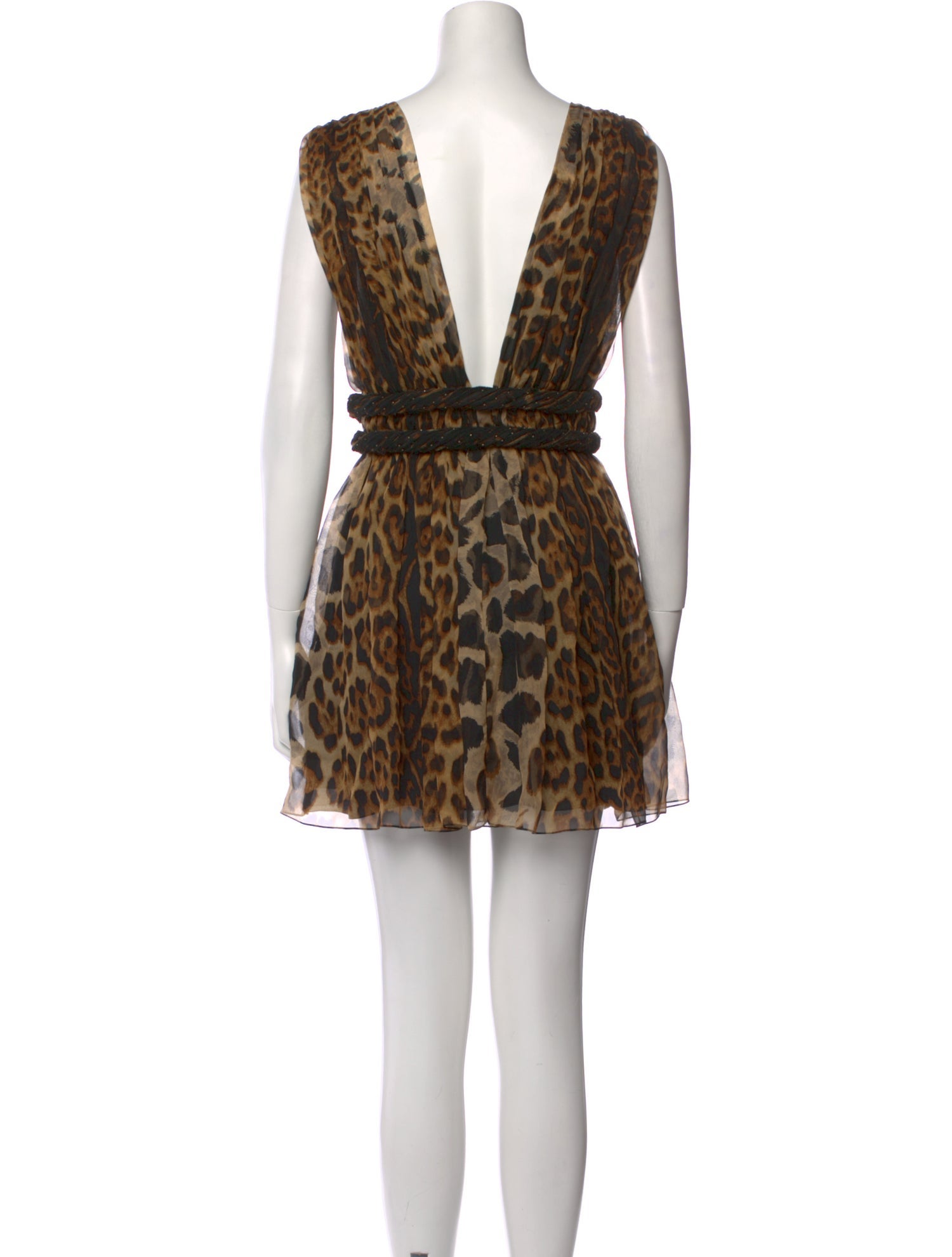 Saint Laurent Silk Mini Dress