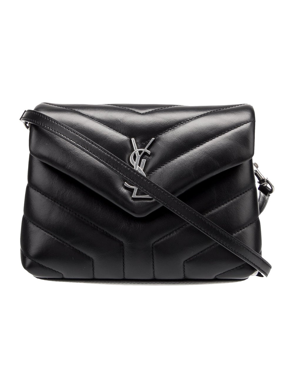 Saint Laurent Leather LouLou Toy - Black Crossbody Bags, Handbags ...