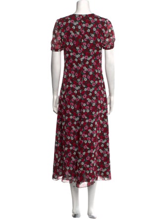 Saint Laurent Silk Long Dress