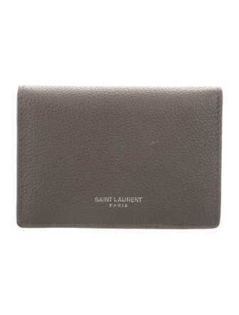 Saint Laurent 2018 Leather Compact Wallet