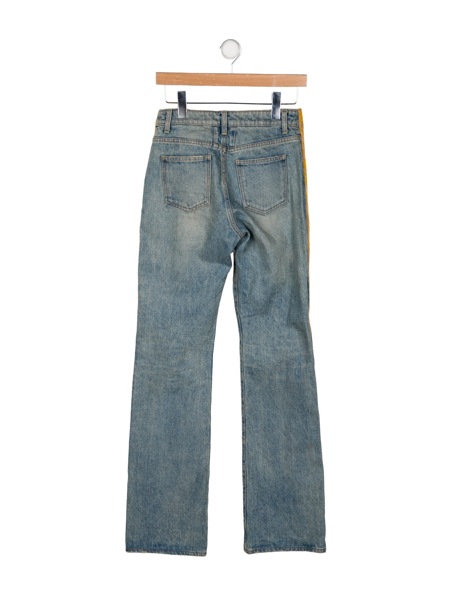 Saint Laurent High-Rise Wide Leg Jeans