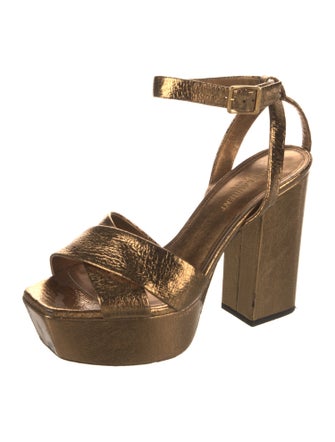 Saint Laurent Leather Slingback Pumps