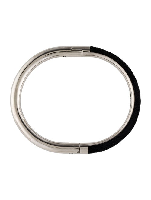 Saint Laurent Duet Oval Hinged Bangle