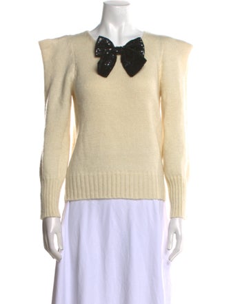 Saint Laurent Wool V-Neck Sweater