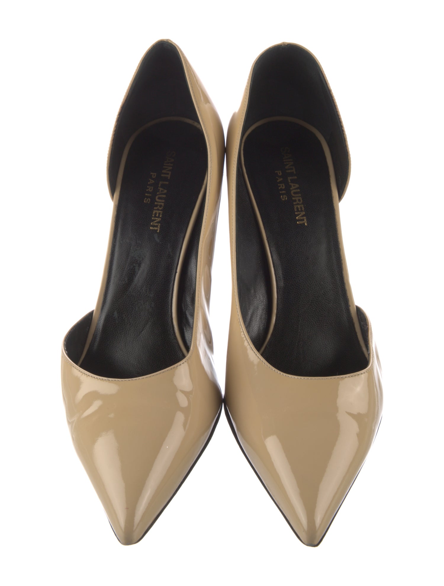 Saint Laurent Patent Leather D'Orsay Pumps