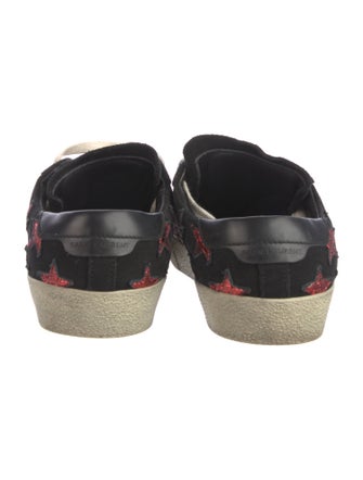 Saint Laurent Suede Printed Sneakers