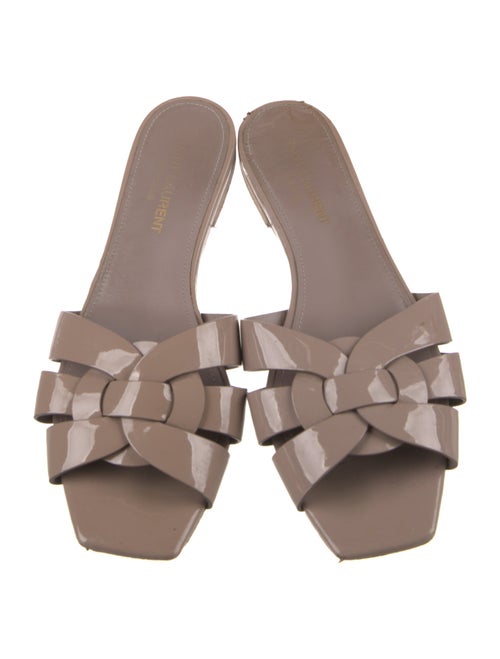 Saint Laurent Patent Leather Slides