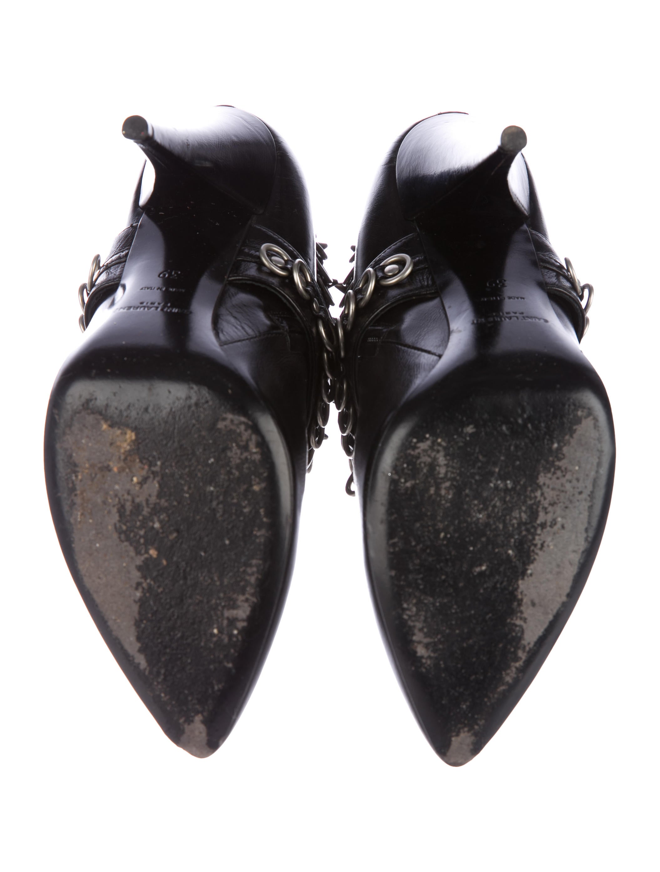 saint laurent fetish 105 ankle boots