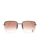 Saint Laurent Square Gradient Sunglasses