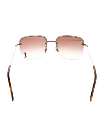 Saint Laurent Square Gradient Sunglasses