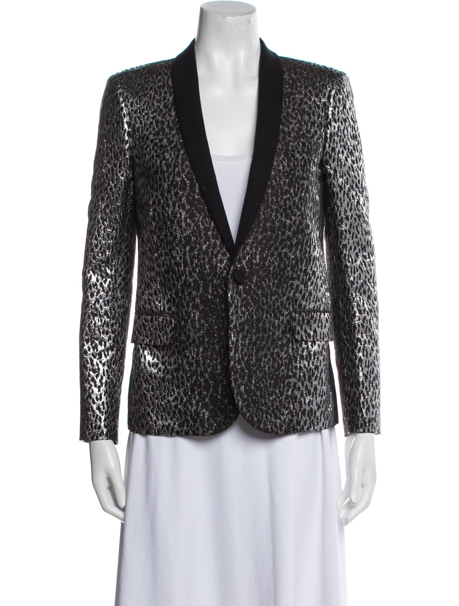 Saint Laurent Printed Blazer