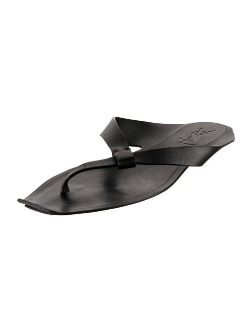 Saint Laurent Leather Slides