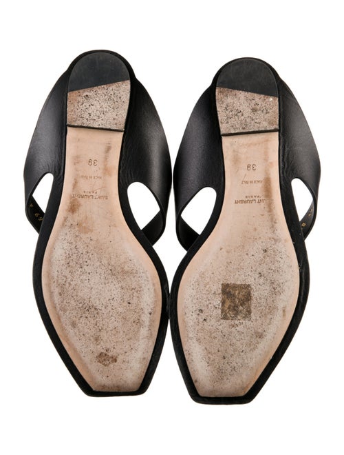 Saint Laurent Leather Slides