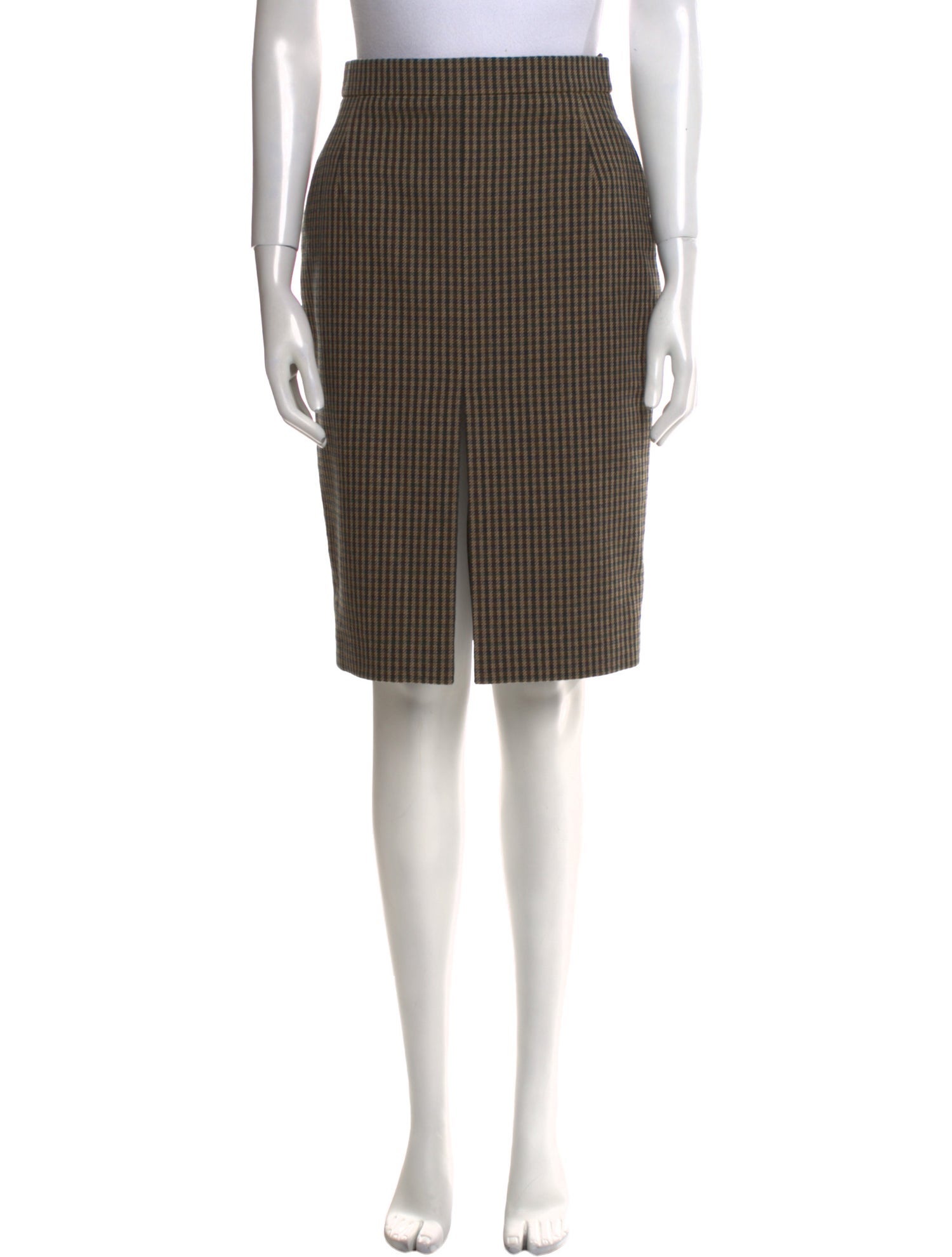 Saint Laurent Wool Knee-Length Skirt