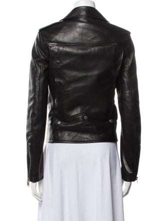 Saint Laurent Leather Biker Jacket