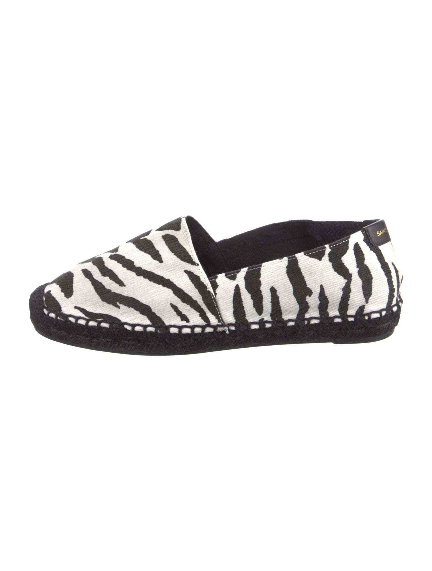 Saint Laurent Canvas Animal Print Loafers