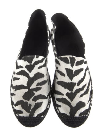 Saint Laurent Canvas Animal Print Loafers