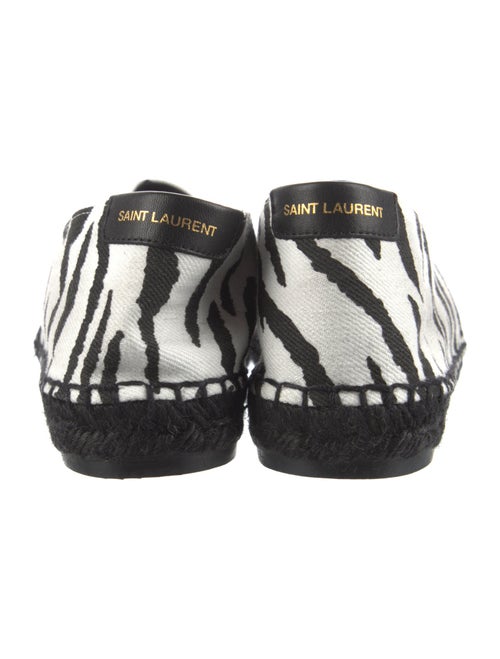 Saint Laurent Canvas Animal Print Loafers