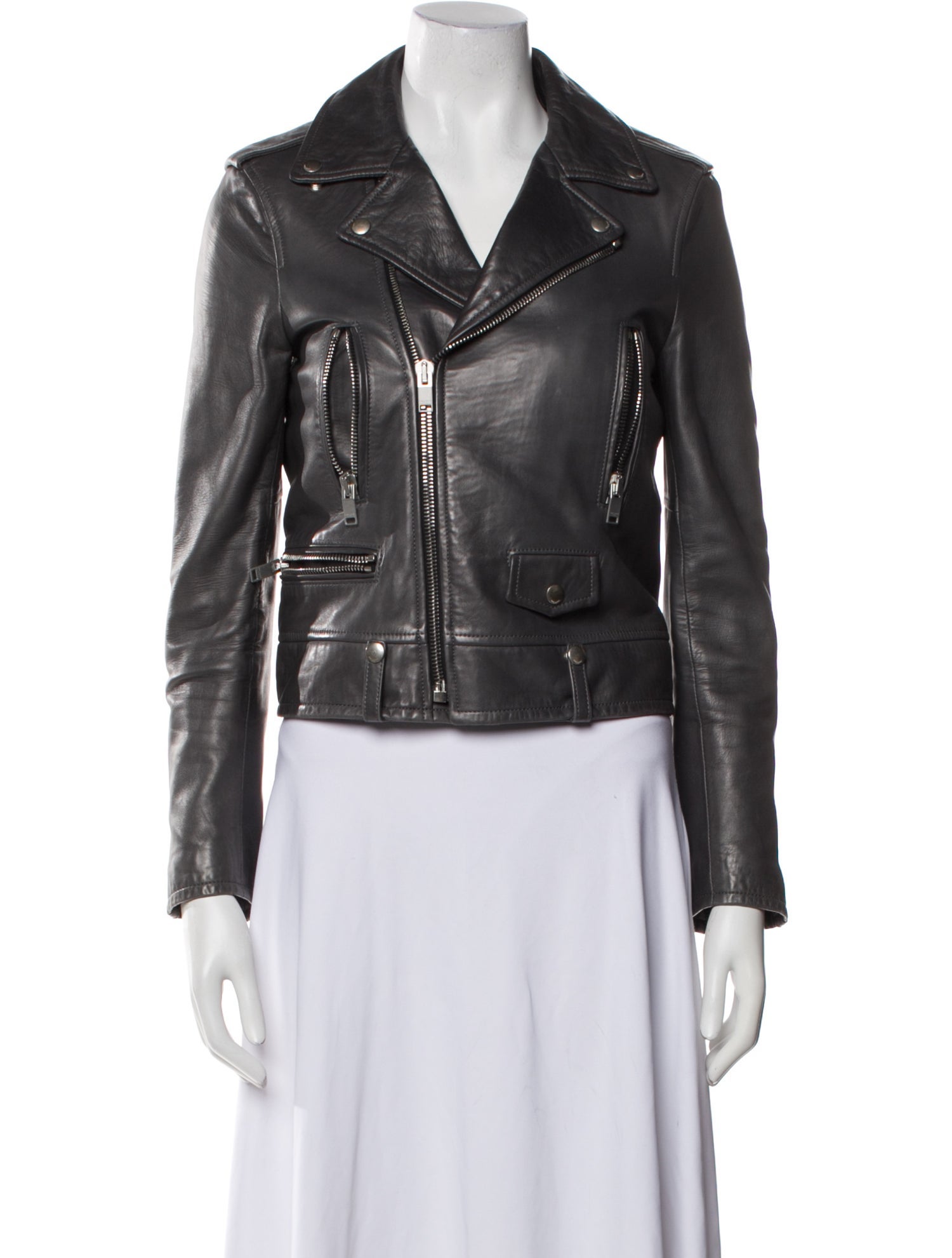 Saint Laurent Leather Biker Jacket