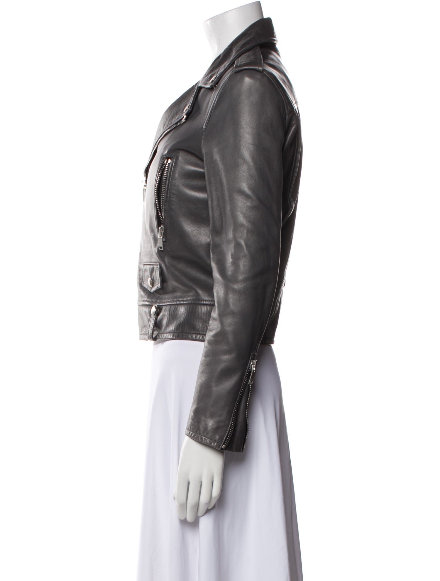 Saint Laurent Leather Biker Jacket