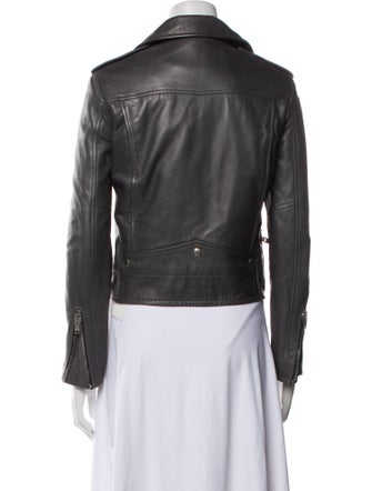 Saint Laurent Leather Biker Jacket