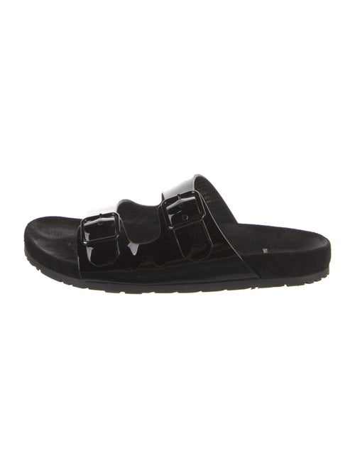 Saint Laurent Patent Leather Slides