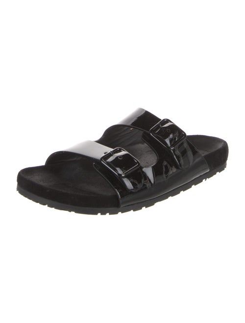 Saint Laurent Patent Leather Slides