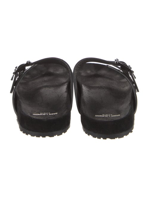 Saint Laurent Patent Leather Slides