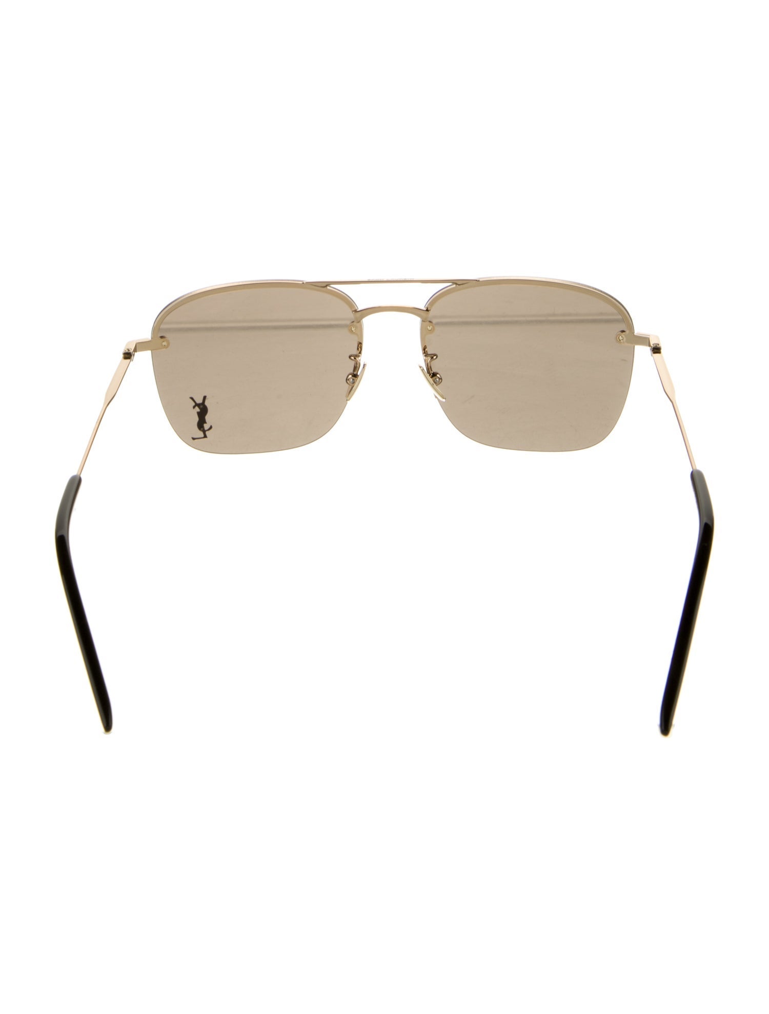 Saint Laurent Square Mirrored Sunglasses w/ Tags