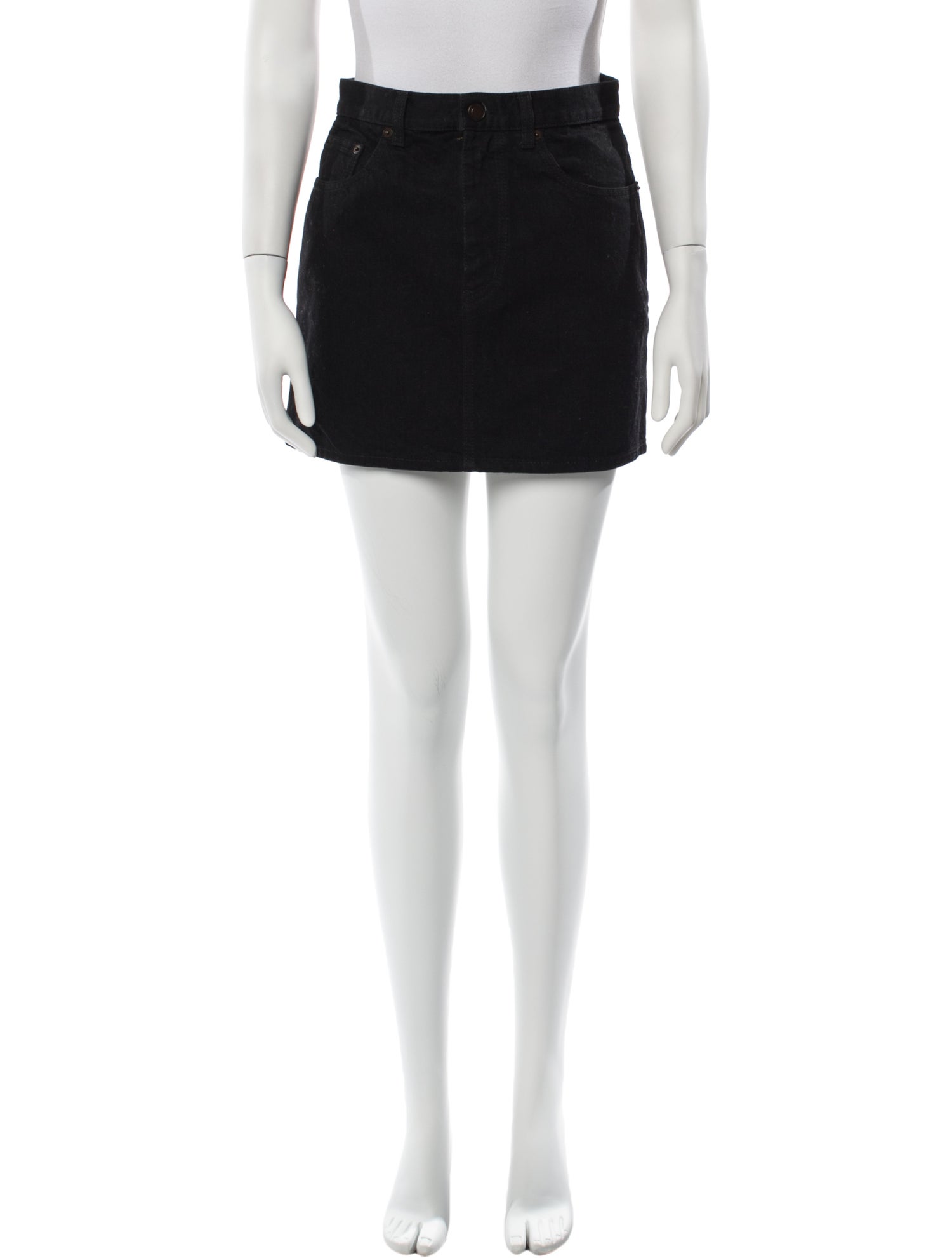 Saint Laurent Mini Skirt - Black Skirts, Clothing