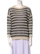Saint Laurent Mohair Striped Sweater