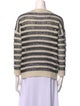 Saint Laurent Mohair Striped Sweater