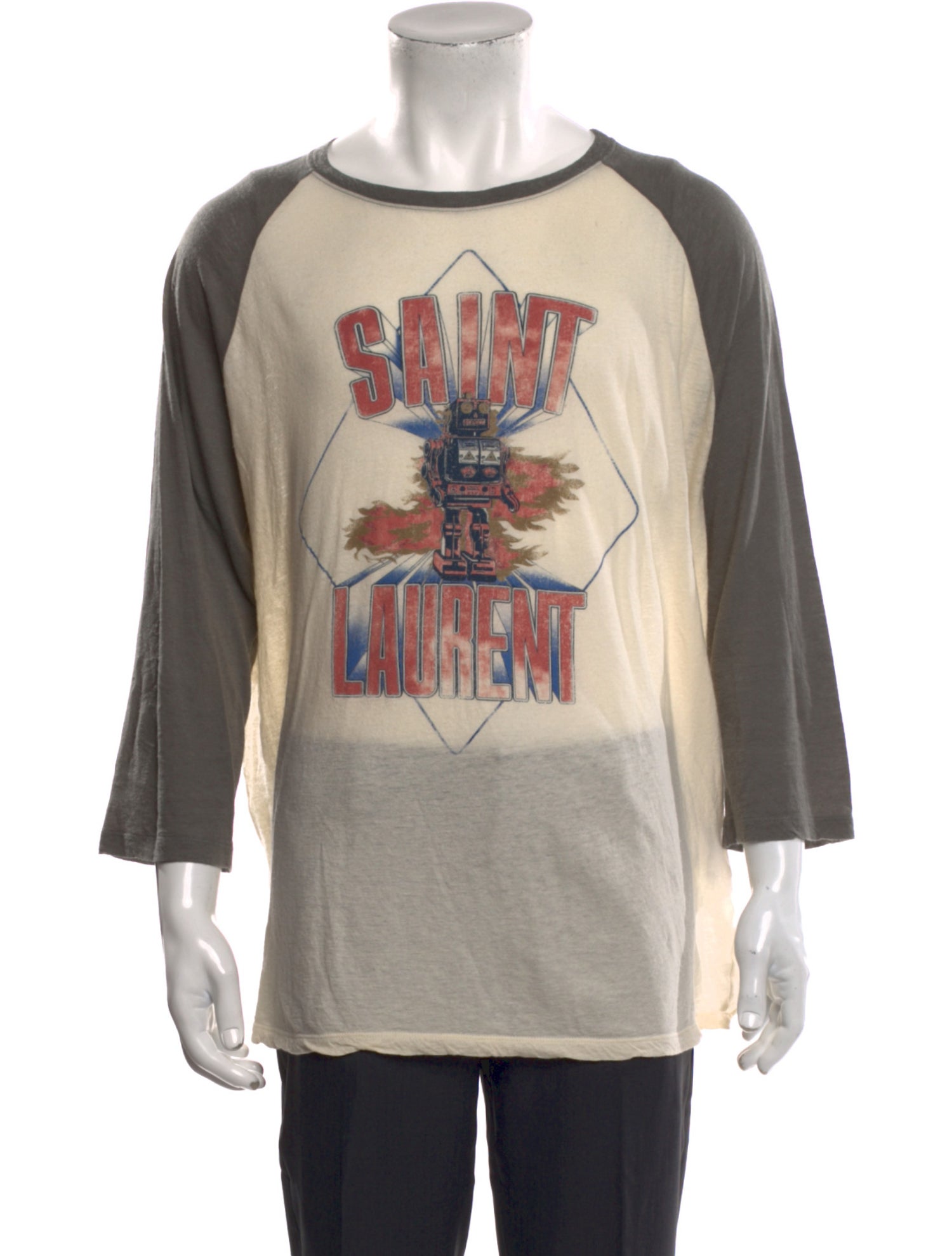 Saint Laurent Palladium T-Shirt - Black T-Shirts, Clothing