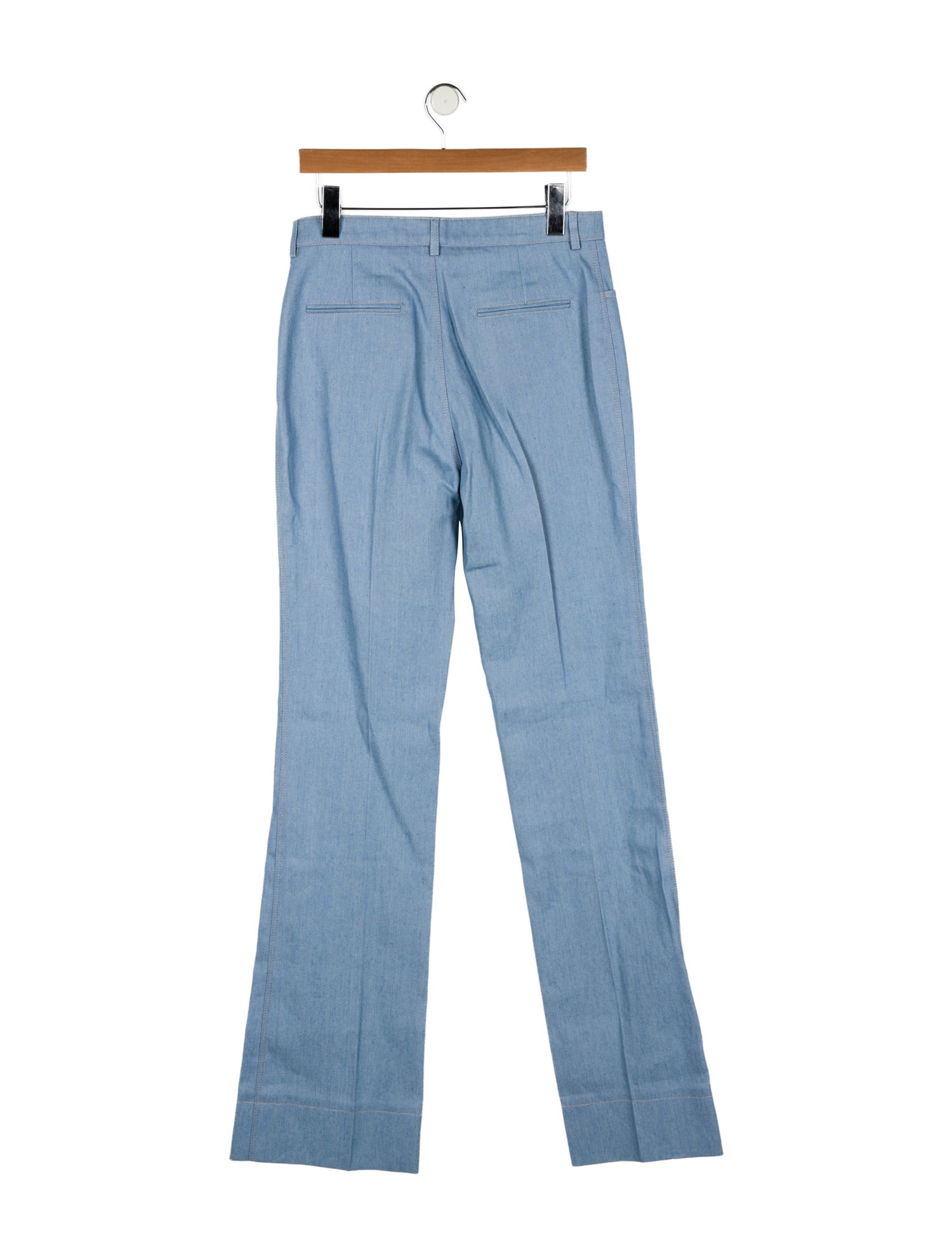 Saint Laurent High-Rise Straight Leg Jeans w/ Tags