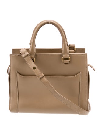 Saint Laurent Leather Top Handle Bag Small