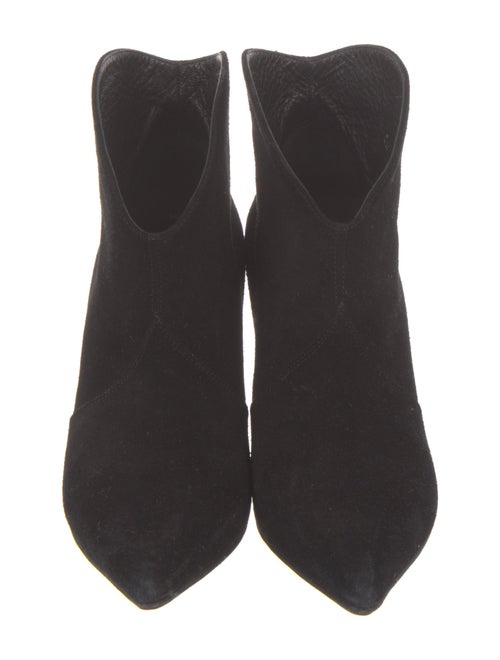 Saint Laurent Suede Western Boots