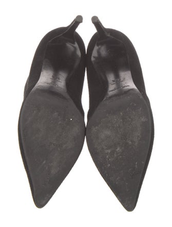 Saint Laurent Suede Western Boots