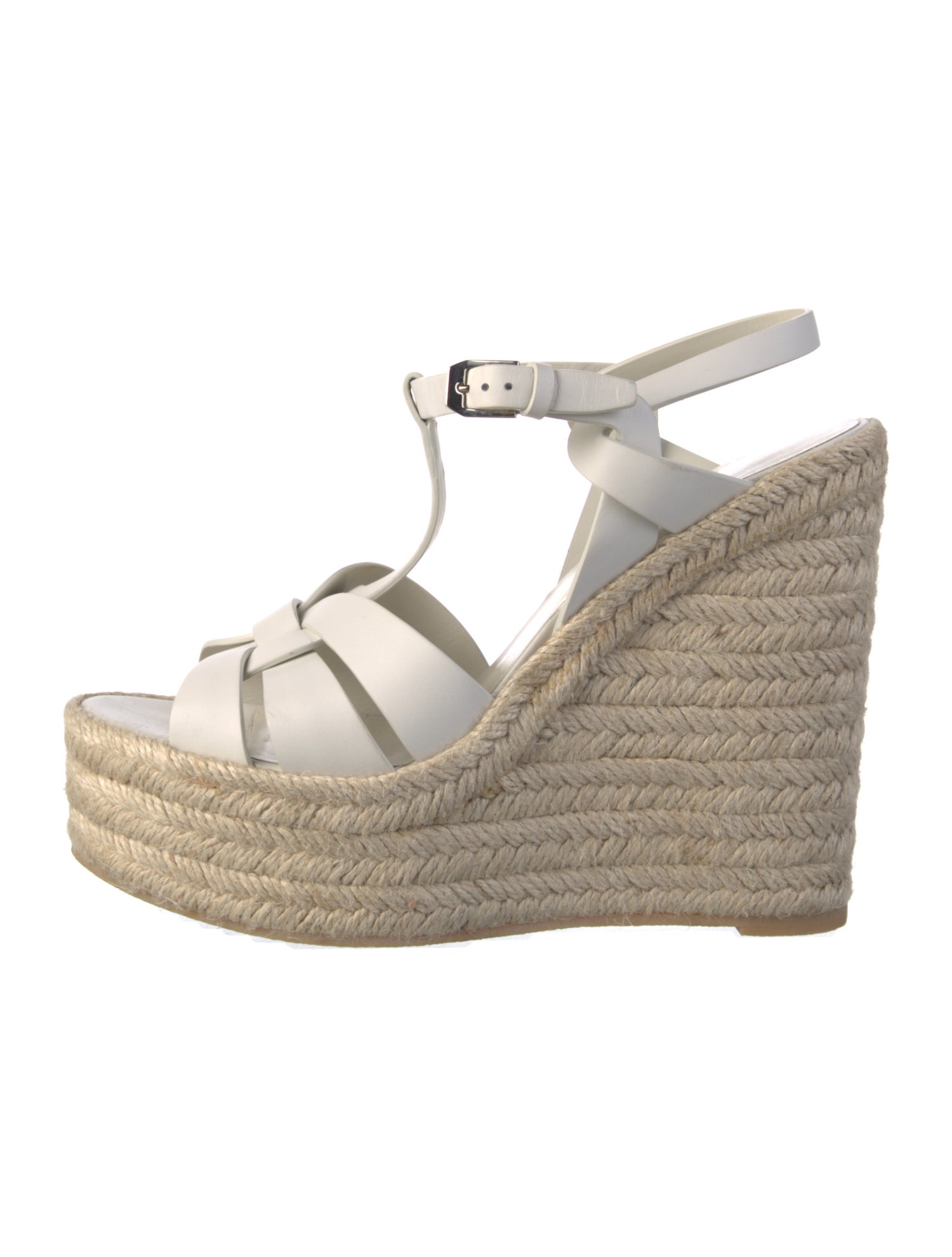 Saint Laurent Leather Espadrilles