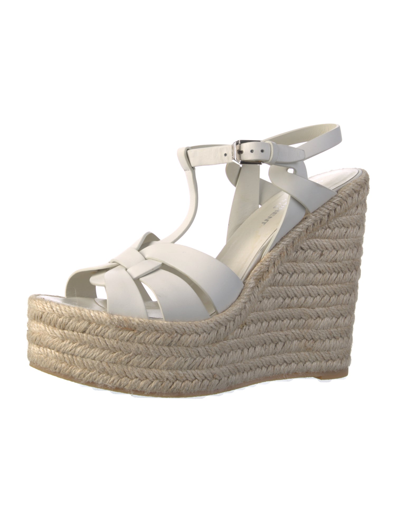 Saint Laurent Leather Espadrilles