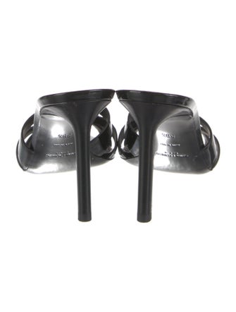 Saint Laurent Patent Leather Slides