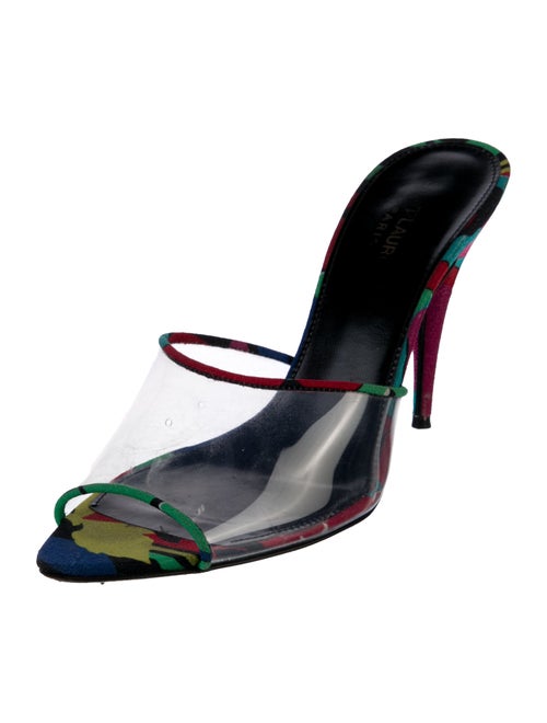 Saint Laurent PVC Printed Slides