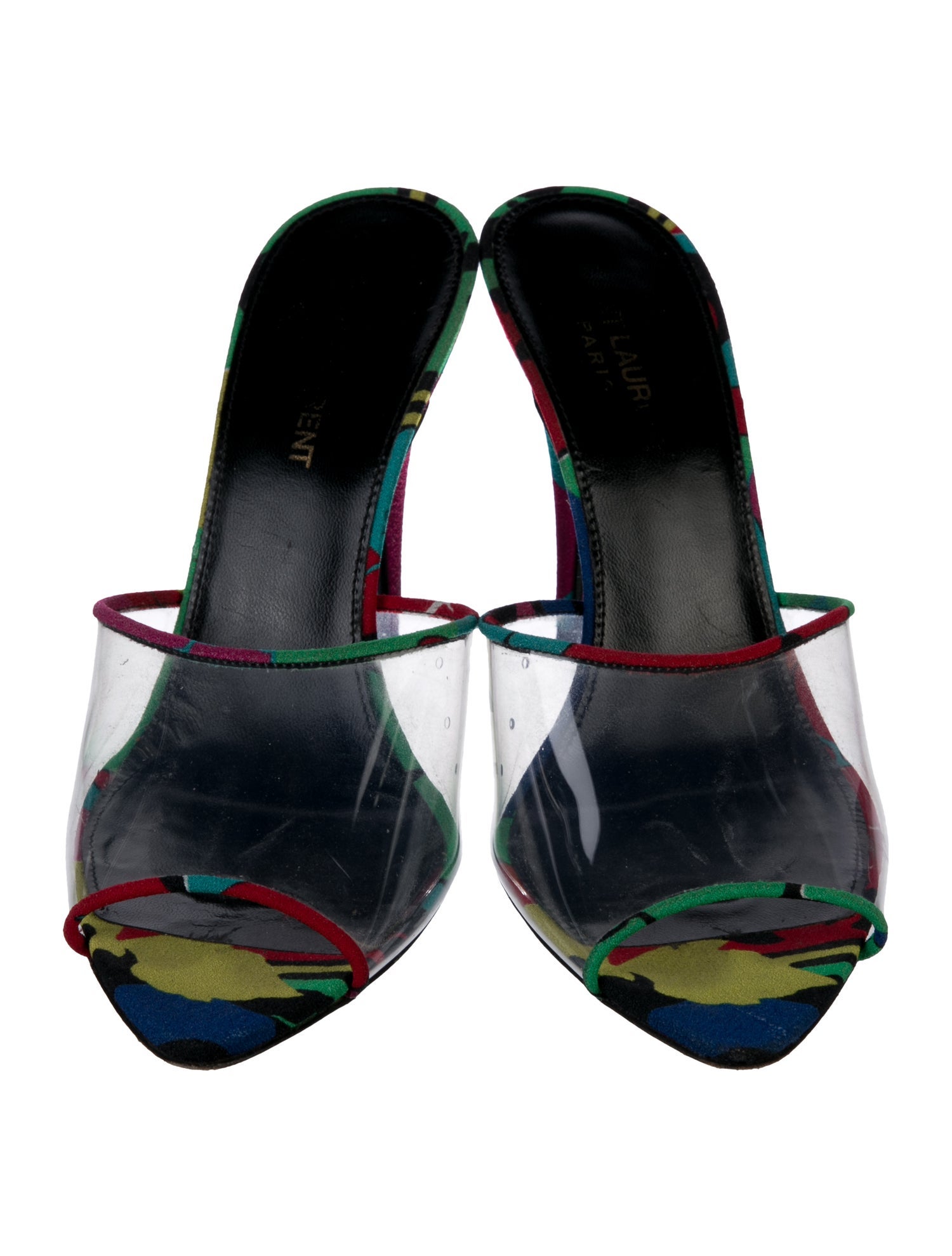 Saint Laurent PVC Printed Slides