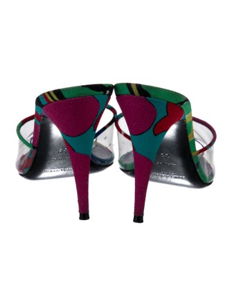 Saint Laurent PVC Printed Slides